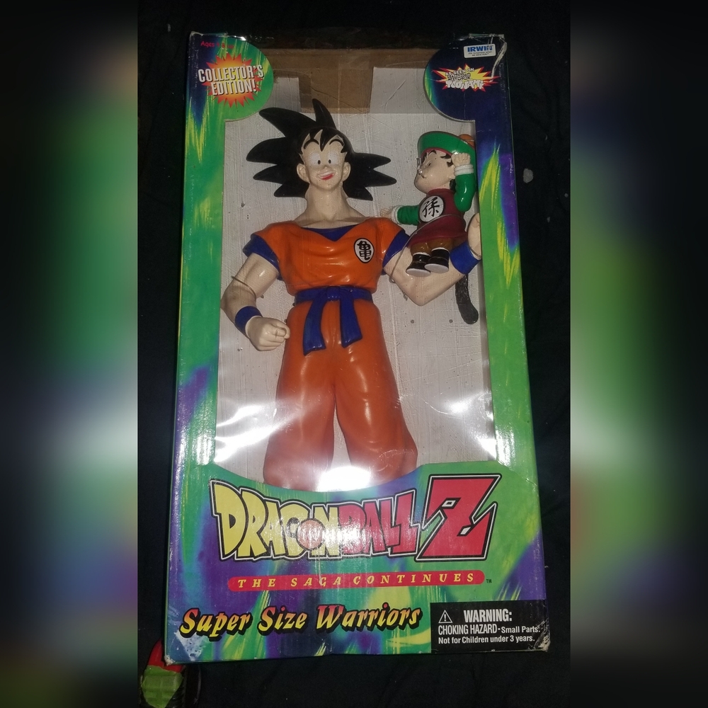 Collectors Edition 16” Dragon Ball Z The Saga Continues Super Size Warrior Goku
